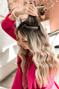 Micro keratines + hand tied wefts by Maison Maite
