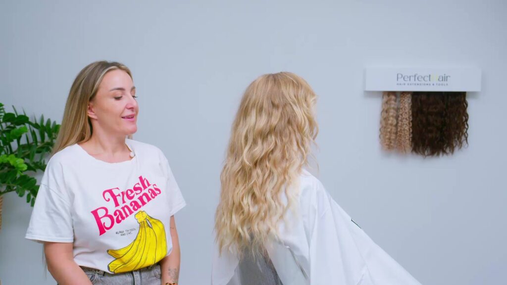 Krullende hair extensions full course